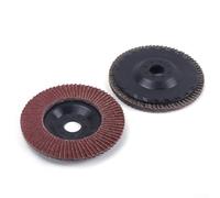Industrial Grade Flap Discs 4 100mm, 80 Grit Resin Bonded Sanding Wheels, Pack of 10