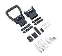 Industrial Grade Forklift Charging Connector 160A High Current Terminal Block With Signal Port PP Insulation For Electric Vehicle UPS System(Male + Female)