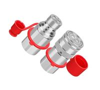 Industrial Grade Hydraulic Quick Coupler 1 / 2Inch Flat Face Handling High Flows and Pressure for Robust Coupler
