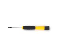 Industrial-Grade Magnetic Screwdriver Multifunctional Tools Rubber Handle Cross Head Flathead Screw Driver Tool(Yellow)