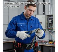 Industrial-Grade Multi-Function Cutting Pliers,9-in-1 Multi-Functional Plier Nail Puller/Wire Cutter/Stripper,Industrial Pliers,Compound Action Leverage Lineman Plier Tool for Repair DIY tasks