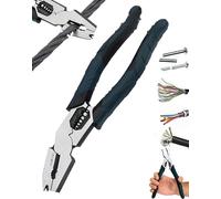 Industrial-Grade Multi-Function Cutting Pliers, 9-in-1 Multi-Functional Pliers Nail Puller, Heavy-Duty Offset Industrial Multifunction Wire Cutter, for Repair(1)