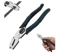 Industrial-Grade Multi-Function Cutting Pliers, 9-in-1 Multi-Functional Pliers Nail Puller/Wire Cutter/Stripper/Crimper-Compound Action Leverage Design,Professional Cutting Tool for Home Repair Tools
