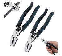 Industrial-Grade Multi-Function Cutting Pliers, 9-in-1 Multi-Functional Pliers Nail Puller/Wire Cutter/Stripper/Crimper-Compound Action Leverage Design,Professional Cutting Tool for Home Repair Tools