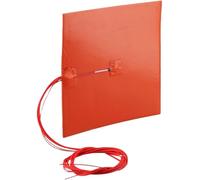 Industrial Grade Silicone Heater Durable Stable Heavy Duty Reliable Professional Grade Water Resistant Heating Pad IP68 Heating Pad for 3D Printer 400W Silicone Heater with 100K Thermistor 200mm x