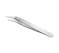 Industrial-Grade Stainless Steel Insulated Tweezers Non-Magnetic Tweezers Straight-Tipped Handle Straight Bent Tip High-Precision Insulated Non-Magnetic Steel - Straight Shank Grip Stainless