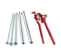 Industrial-Grade Tube Bender 1/4" 5/16" 3/8" 180° Aluminum Tool for Conduit Shaping Projects Manual Tube Bender Tool