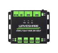 Industrial Grade USB 3.2 HUB Switchable Two Hosts Extending 4x USB Port 2 In 4 Out Multi Protections Industrial Grade USB Hub USB Hub With Extended Ports USB Hub For Multiple Devices USB Hub With