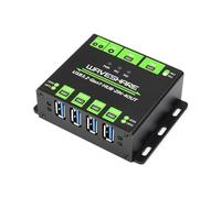 Industrial Grade USB HUB Extending 4x USB 3.2 Ports Switchable Dual Hosts Multi Protections