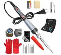 Industrial Grade Welding Pen Repair Tool Set, 3 in 1 Household High-Power Soldering Pen Set, Industrial Laser Welding Machine, 90W Soldering Iron Kit, Adjustable Temperature (16pcs)