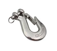 Industrial Grades 304 Nonrust Steel Snapping Hook Mooring Swivels Hook for Rigging and Lifting Applications Strong Lifting