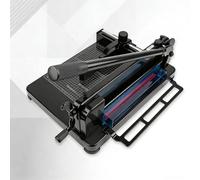 Industrial Guillotine Paper Cutter 12", Precision Ruler, Blade Lock, Automatic Clamp, Heavy Duty for Home Office Meeting Room