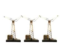 Industrial Handmade Windmill Light Industrial Desk Lamp Adjustable Speed Glowing Craft Gift Low Power Consumption Small Night Lamp