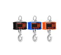 Industrial Hanging Scale, 1500kg/1000kg/500kg Crane Scale, With 65ft Remote Control Heavy Duty LED Digital Hook Weighing Scales Multiple Functions(1500KG Black)