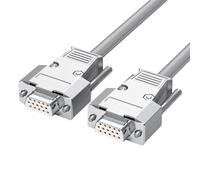 Industrial HDB15 Drag Chain Cable High Flexibility VGA Male/Female Cable for Automation Equipment Double Shielding Flexible Drag Chain Cord