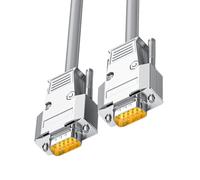 Industrial HDB15 Drag Chain Cable High Flexibility VGA Male/Female Cable for Automation Equipment Double Shielding Flexible Drag Chain Cord