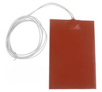 Industrial Heating Pad 300W Silicone for Oil Drums - Flexible Design Quick Heat Red 10x15cm