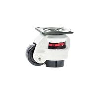 Industrial Heavy Duty Adjustable Caster Wheels 1PCS/4PCS Nylon Leveling Casters for Machines GD-40/60/80 Screw/Flat Design (58x58mm PE A)