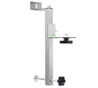 Industrial Heavy Duty Adjustable Height Wall Bracket - Wall Mount Level with Clamp | For Carpenters and Tile Settings, Building Site Renovation