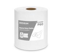 Industrial Heavy Duty Lint Free Shop Towels, 500 Sheets White, 10"X12"