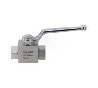 Industrial Hydraulic Ball Valve with High Pressure Shut Off and Carbon Steel Material for Reliable Media Flow Direction and Distribution (3/8)