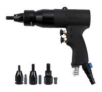 Industrial Hydraulic Pneumatic Rivet Gun - Premium Rivnut Tool Kit for M3 M4 M5 M6 M8 M10 M12 - Powerful Air Rivet Gun Perfect for Blind Riveting & Flat Nuts - Quality Riveter for Efficient Results