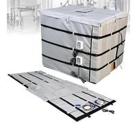 Industrial IBC Heater, 1000L Thermal Blanket, 4000W Electric Heater with Adjustable Controller for Consistent Barrel Temperature, Waterproof Design