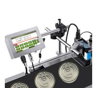 Industrial Inkjet Coding Machine for Text, Barcode, Date Printing, Supports Side & Bottom Spraying, Multi-language Compatibility