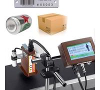 Industrial Inkjet Printer, Automatic Coding Machine for Printing Text and Manufacturing/Expiry Dates, Fast Dry Inkjet Coder, 25.4mm Width