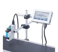 Industrial Inkjet Printer for Date Coding, Supports Text Excel BMP USB, Automatic Commercial Coding Solution