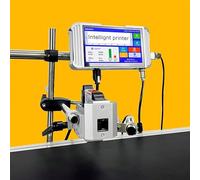 Industrial Inkjet Printer for High-Resolution Coding, Automatic Date/Number Marking Machine, Supports 23 Languages for Online Assembly Line Batch Coding