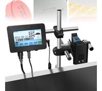 Industrial Inkjet Printer for High-Speed Date and Barcode Coding, Automatic Labeling Solution for Batch Numbers, QR Codes, and Logos in Manufacturing