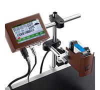 Industrial Inkjet Printer for QR Code, Barcode, Batch Number, and Date Printing with Touch Screen for Online Coding and Packaging