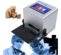 Industrial Inkjet Printer, High-Speed Date Coding Machine, Prints Expiration Dates, QR Codes, Barcodes, 2-12.7mm Inkjet Coder, 60mm Stroke for Efficient Online Printing