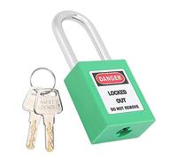 Industrial Insulating Padlock Nylon PA Steel High Temp for Electric Power Nuclear Energy Lockout Tagout Application