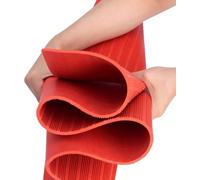 Industrial Insulation Blanket Electrical Safety Rubber Mat, Suitable for High-Voltage Insulation Mats in Substations/Transformers(Red 3mm(1/8in))