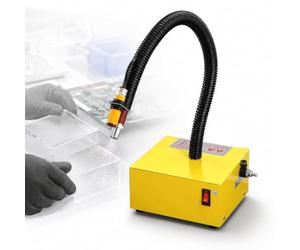 Industrial Ionizing Air Gun, Ionizing Air Snake Anti Static Air Gun, 360° Bendable Gooseneck, Automatic Sensor, Adjustable Air Volume, for Electronics, PCB Repair