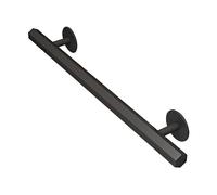 Industrial Iron Pipe Stair il - Wall-Mounted Banister for Indoor Stairs - for Safety & Style - Perfect for Home & Commercial Use