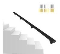 Industrial Iron Railing for Stairs - 3m Safe il for Disabled Pregnant Women & Children Adjustable Lengths 1-6m for Indoor Staircases