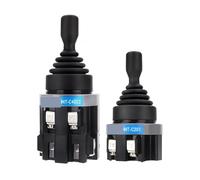 Industrial Joystick, 2 4 Way Position Monolever Switch Joystick, 30mm Toggle Joystick Rocker Cross Switches Reset Momentary Self Latching Switch(4Way Self Locking)