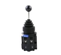 Industrial Joystick Switch, 2/4 Directions Momentary Latching Self Reset Wobble Stick, 4 Position 4NO HKA1 Cross(HKB-402 Momentary)