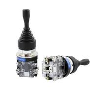 Industrial Joystick Switch, 2/4 Directions Momentary Latching Self Reset Wobble Stick, 4 Position 4NO HKA1 Cross(HKA1-41Y02 Locking)