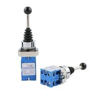 Industrial Joystick Switch, 2/4 Directions Momentary Latching Self Reset Wobble Stick, 4 Position 4NO HKA1 Cross(HKCPA22CR Momentary)