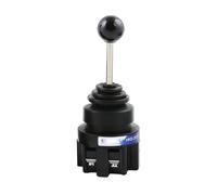 Industrial Joystick Switch, 2/4 Directions Momentary Latching Self Reset Wobble Stick, 4 Position 4NO HKA1 Cross(HKB-2011 Locking)
