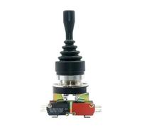Industrial Joystick Switch 30mm 4Position Rocker Momentary Spring Return Cross Rocker Controller Switch(Momentary)