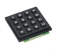 Industrial Keyboard Module, 4x3/4x4 Key Matrix, Row Scan Input Device for Microcontroller Programming, DIY Electronics Prototyping Projects(16 health)
