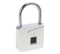 Industrial Keyless Biometric Padlocks Fingerprint Security Electronic Digital for Outdoor Fence & Storage Quick Unlocks