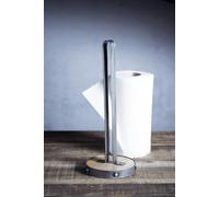 Industrial Kitchen Metal / Wooden Kitchen Roll Holder in Grey Industrial Kitchen Grey