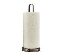 Industrial Kitchen Metal / Wooden Paper Towel Roll Holder Stand 31 cm