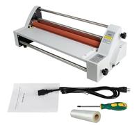 Industrial Laminator Machine, Hot Cold Dual Sided Thermal Laminator, 335mm 450mm Width for Paper, Card, Wood, PVC Foil, Professional Grade Film Laminating